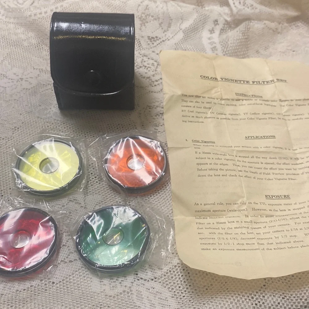 Pro Color Vignette filters set with case.